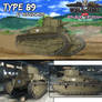 Girls und Panzer Type 89 skin for WoT