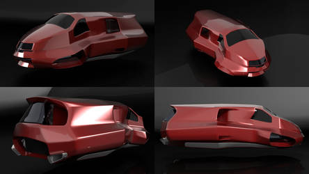 Hover Semi-Truck Concept: MODO