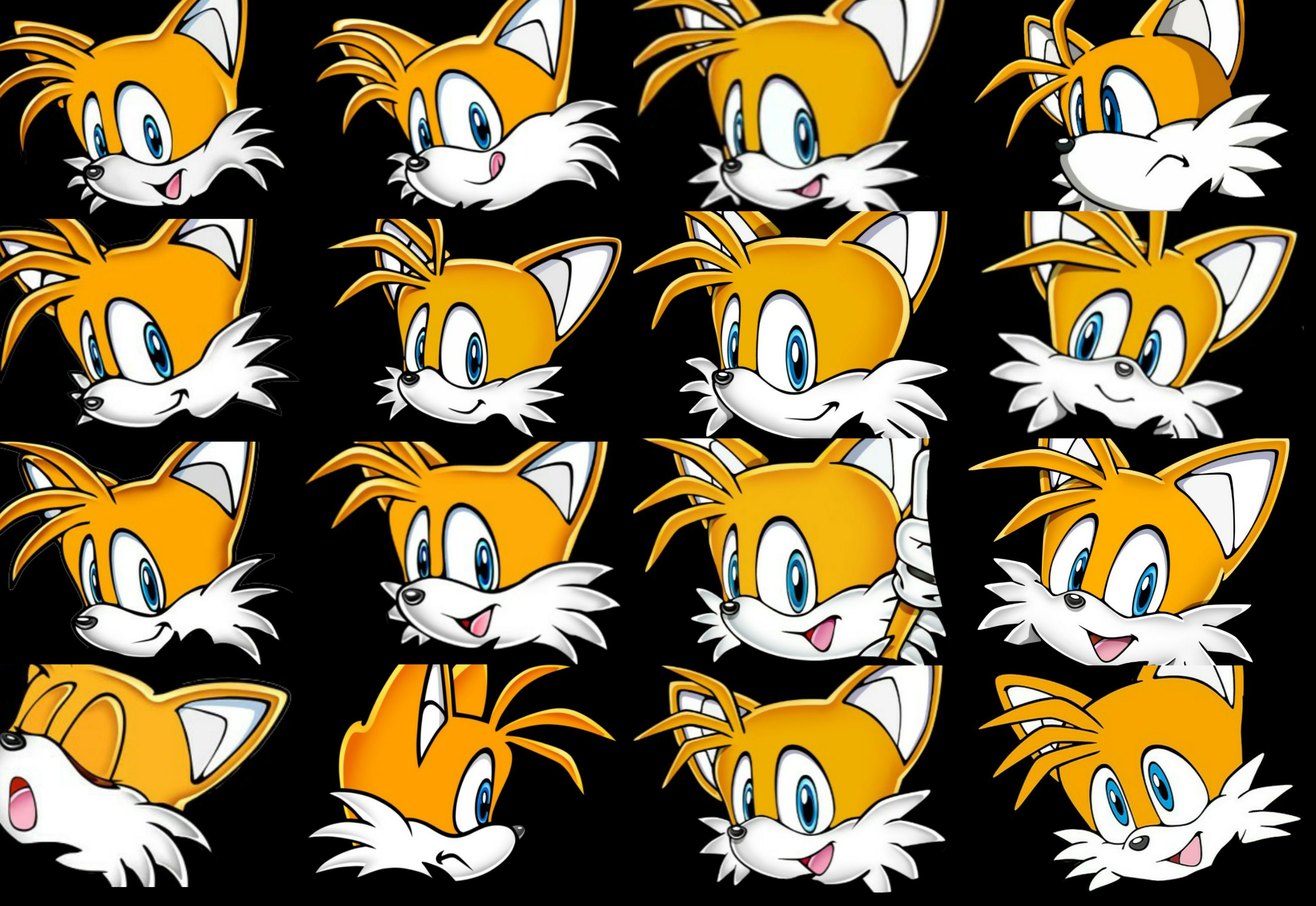 Tails face collection 2D (Complete)