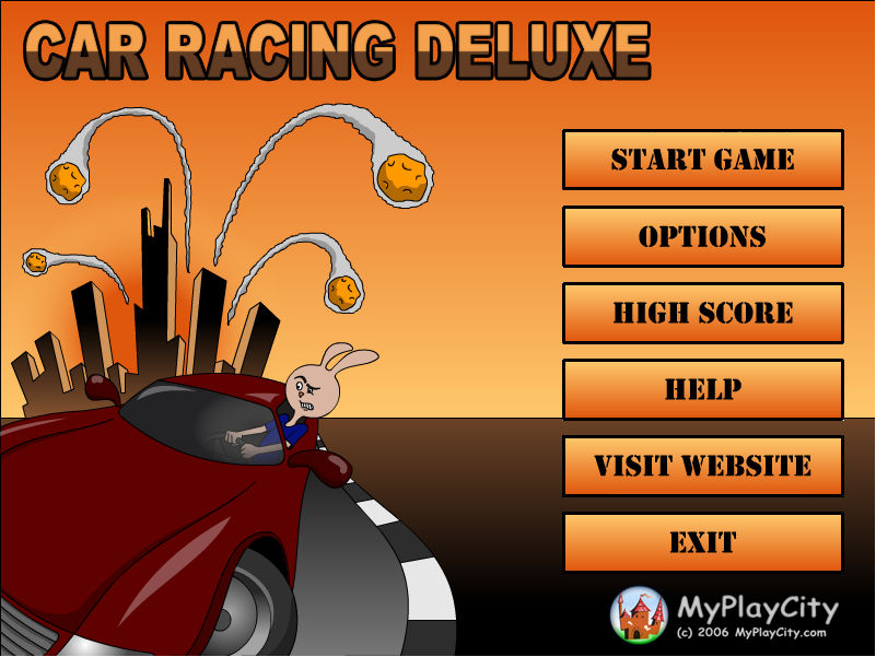 Car Racing Deluxe, menu by WorldOfPeter12 on DeviantArt