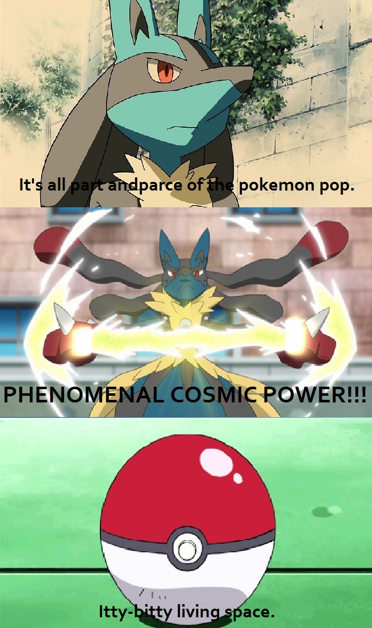 PHENOMENAL COSMIC POWER!!! Pokemon. by WorldOfPeter12 on DeviantArt
