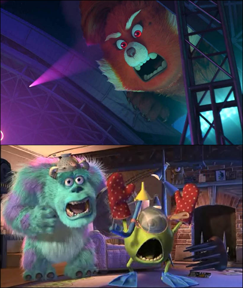 Ming Lee Scares Mike And Sulley By WorldOfPeter12 On DeviantArt ming-lee-scares-mike-and-sulley-by-worldofpeter12-on-deviantart