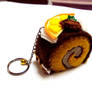 Cake Roll Plushie Keychain