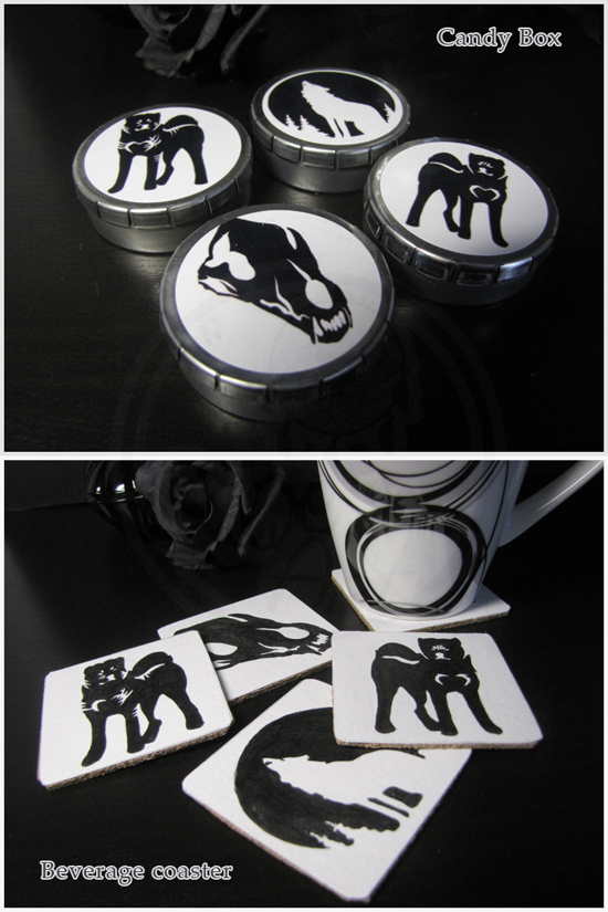 Candy boxes and Beverage coasters