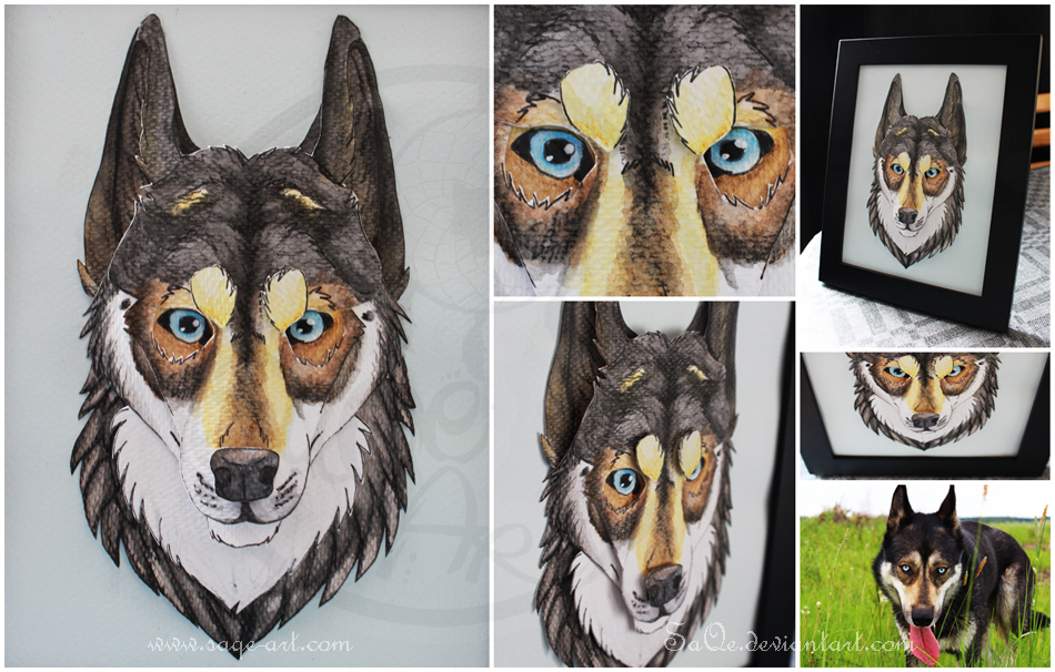 Commissions: 3D - Portrait - Kenai by SaQe