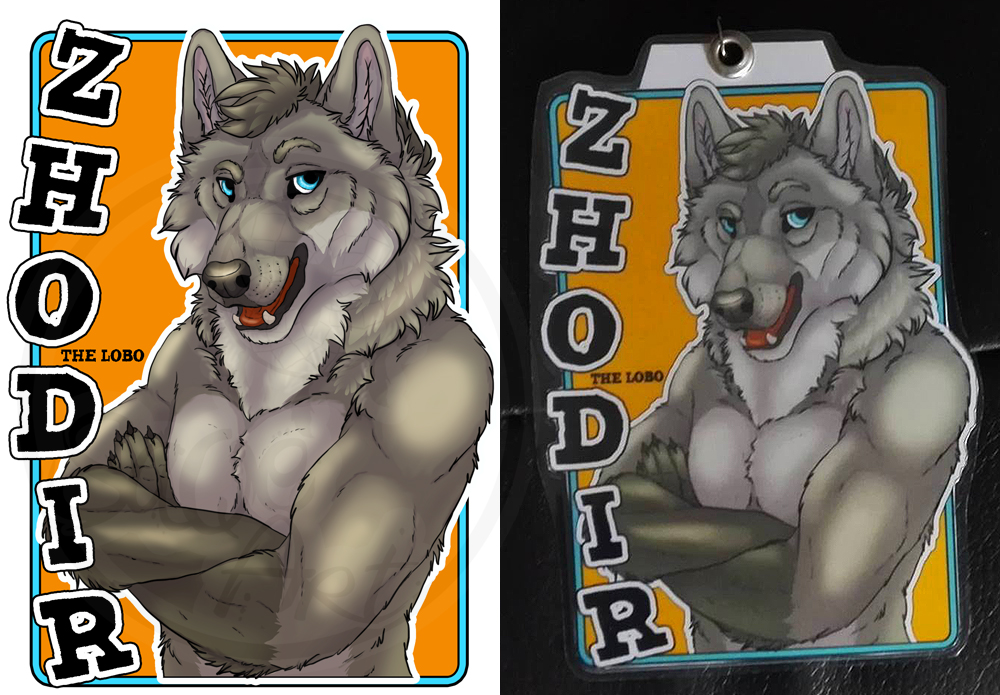 Zhodir the Lobo - badge by SaQe
