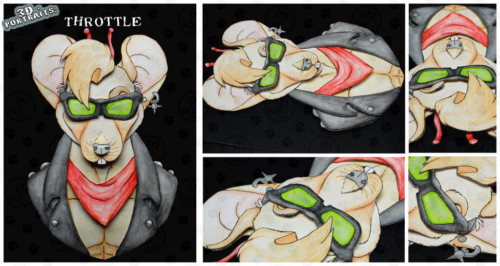 3D - Portraits: Throttle by SaQe