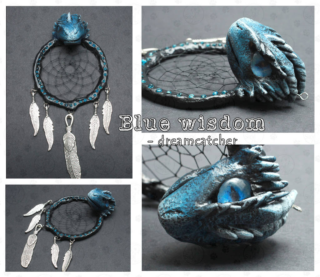 Blue Wisdom - dream catcher by SaQe