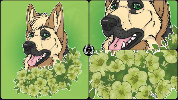 Commissions: Petunia badge - Jemppa