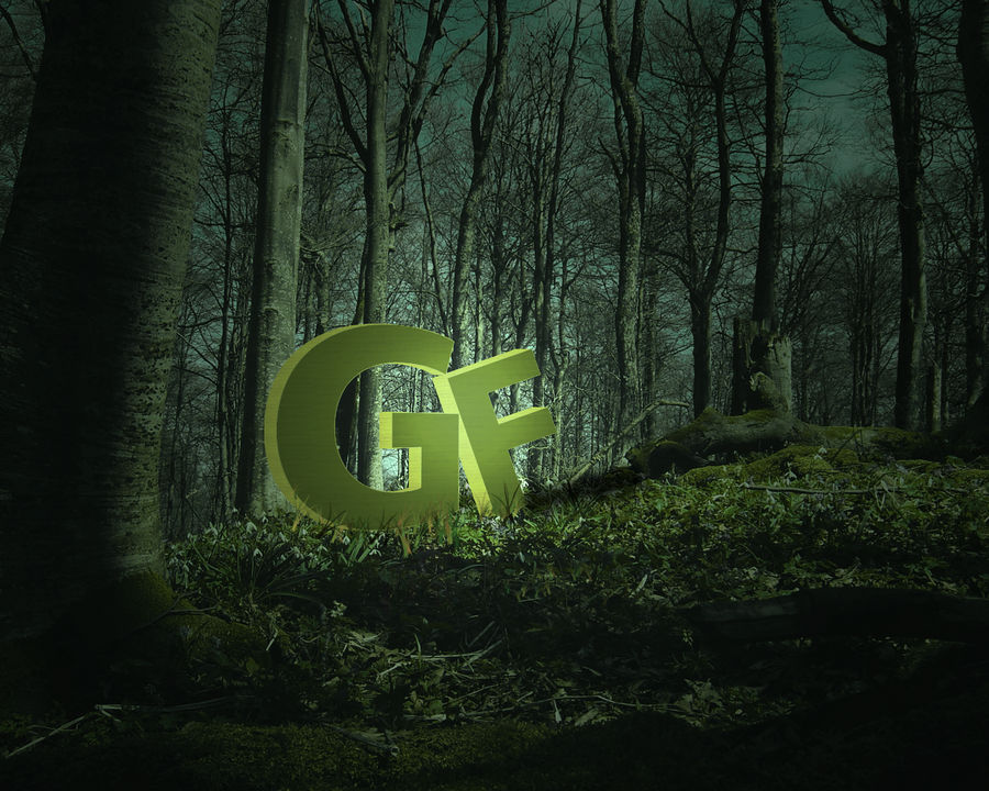 Forest text typography by AMarchii on DeviantArt