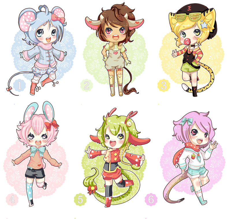 Kemonomimi batch OPEN (1/6) by Tanuki-mapaches on DeviantArt