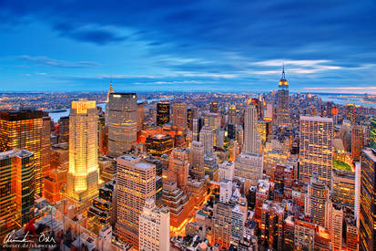 Magic skyline of New York