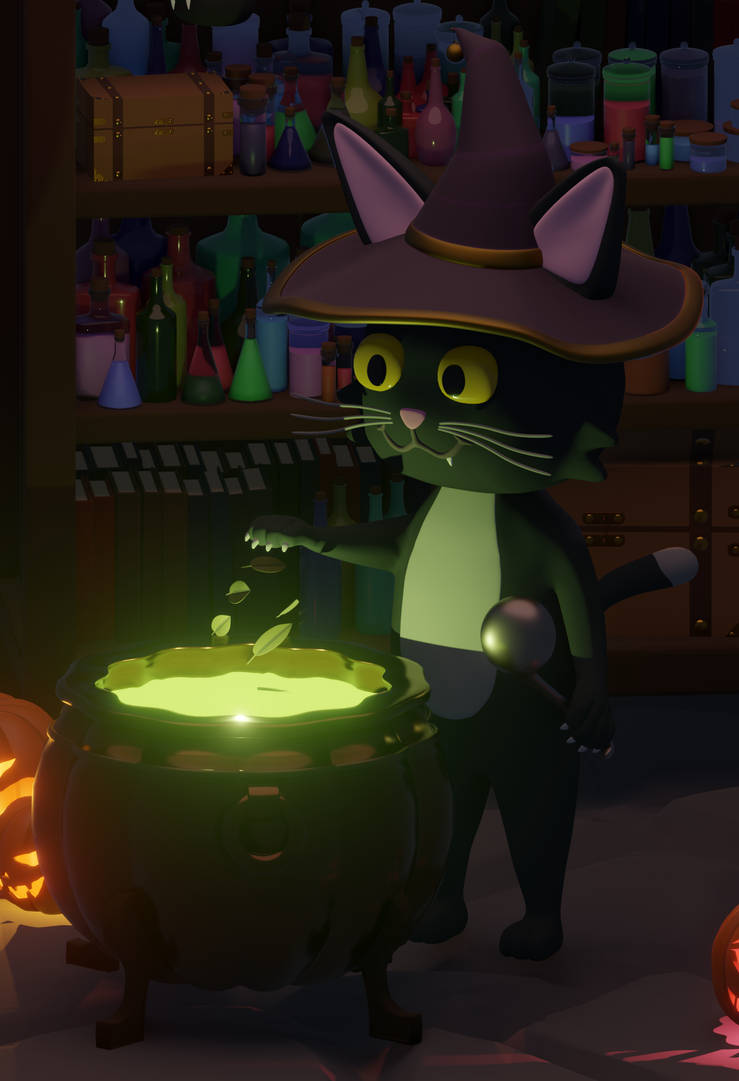 Magical Cat Elixir p2 by dykayahoda on DeviantArt