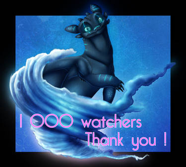 1000 Watchers!