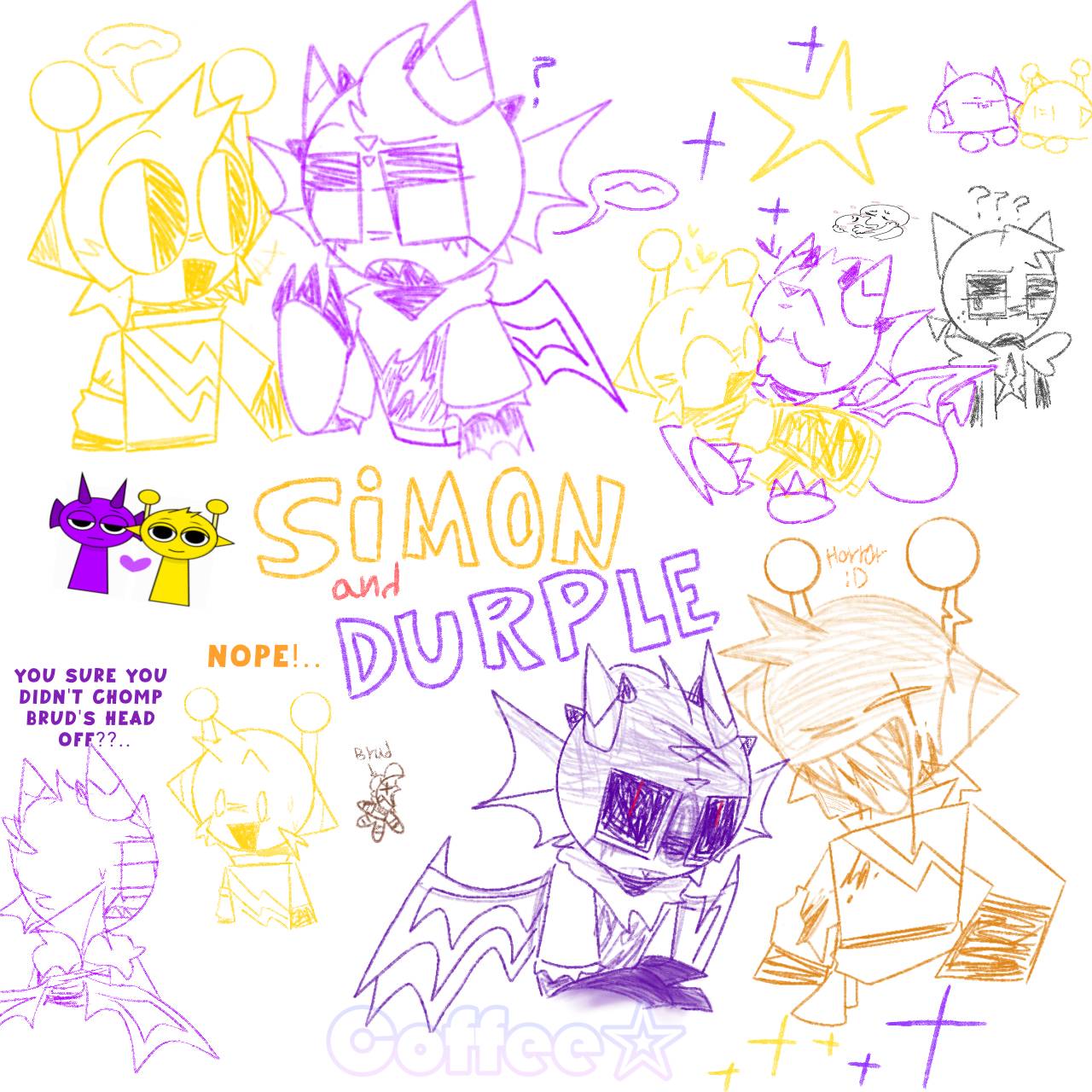 Simon And Durple Sprunki Doodles By SilverPawzNewAccount On DeviantArt simon-and-durple-sprunki-doodles-by-silverpawznewaccount-on-deviantart