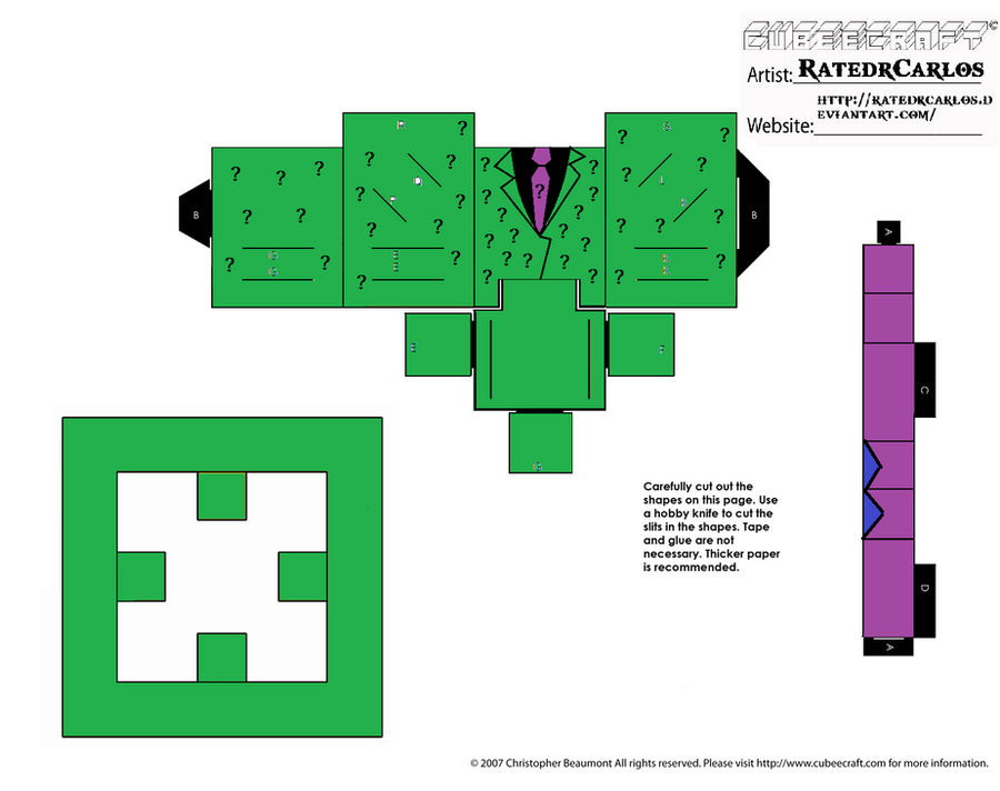 Cubeecraft Rudolph Cubeecraft Riddler Part 2 by RatedrCarlos on DeviantArt