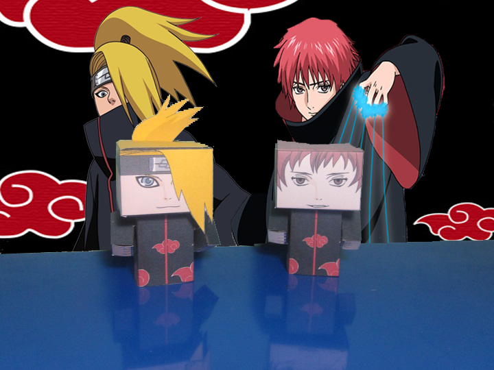 Cubeecraft Deidara y Sasori