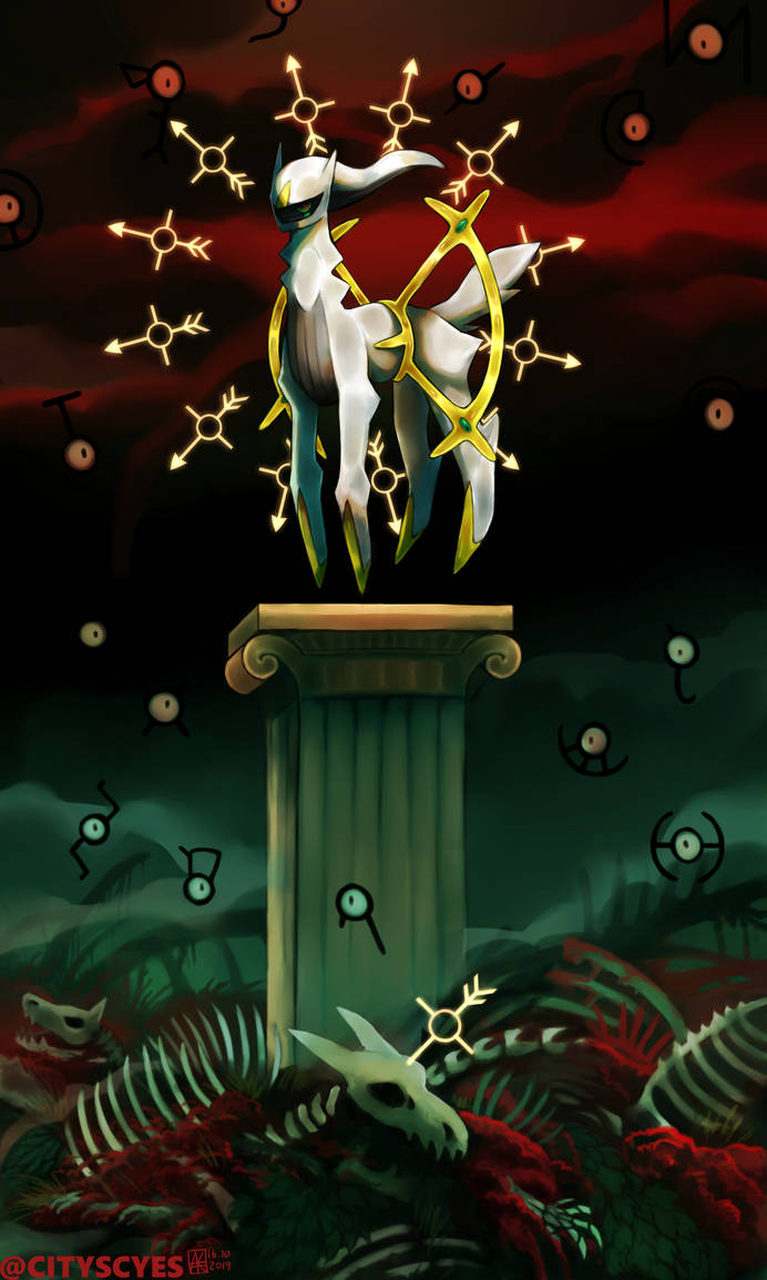 Pokemon Scriptures The Pokemon god by CityScyes on DeviantArt
