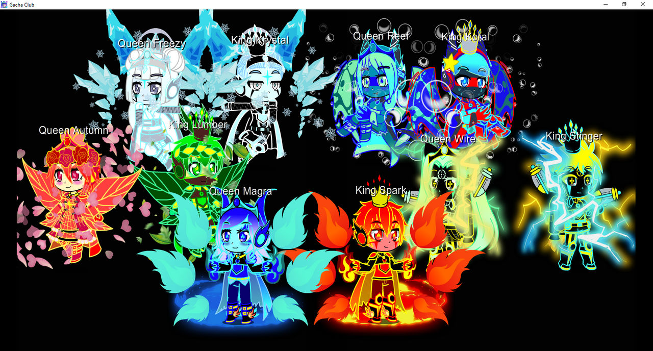 the Elemental Children Redesign Codes by GamerKingTheSkunk0x0 on DeviantArt