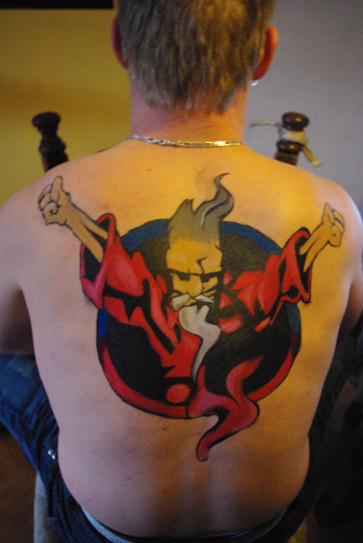 Thunderdome Logo Bodypaint by SoofDreamer on DeviantArt