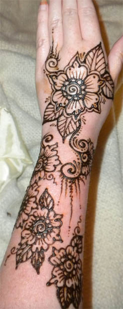 Flower Arm Henna