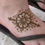 Henna Cross Flower
