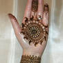 Henna Mandala Palm and Forearm Design