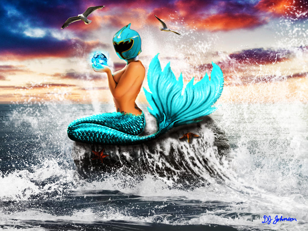 Ocean Ranger Team Deviantart Blue Mermaid Ranger by djranger4 on DeviantArt