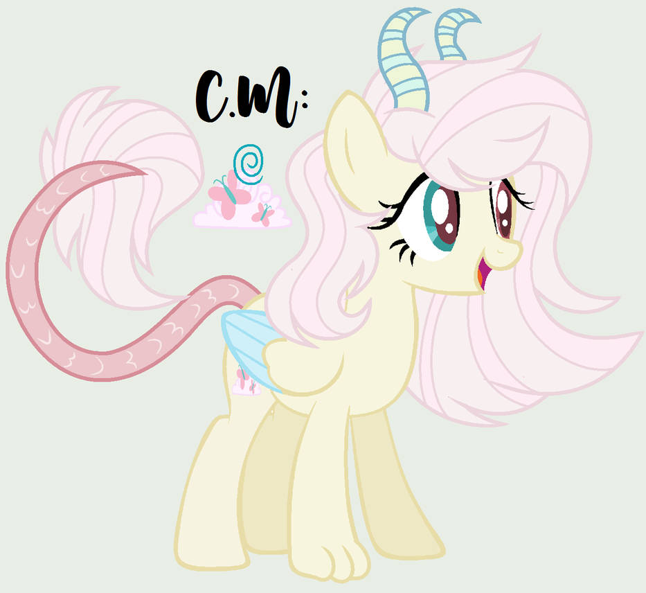 MLP Daughter of Fluttershy and Discord, Sabrina B by MarlenBloot on ...