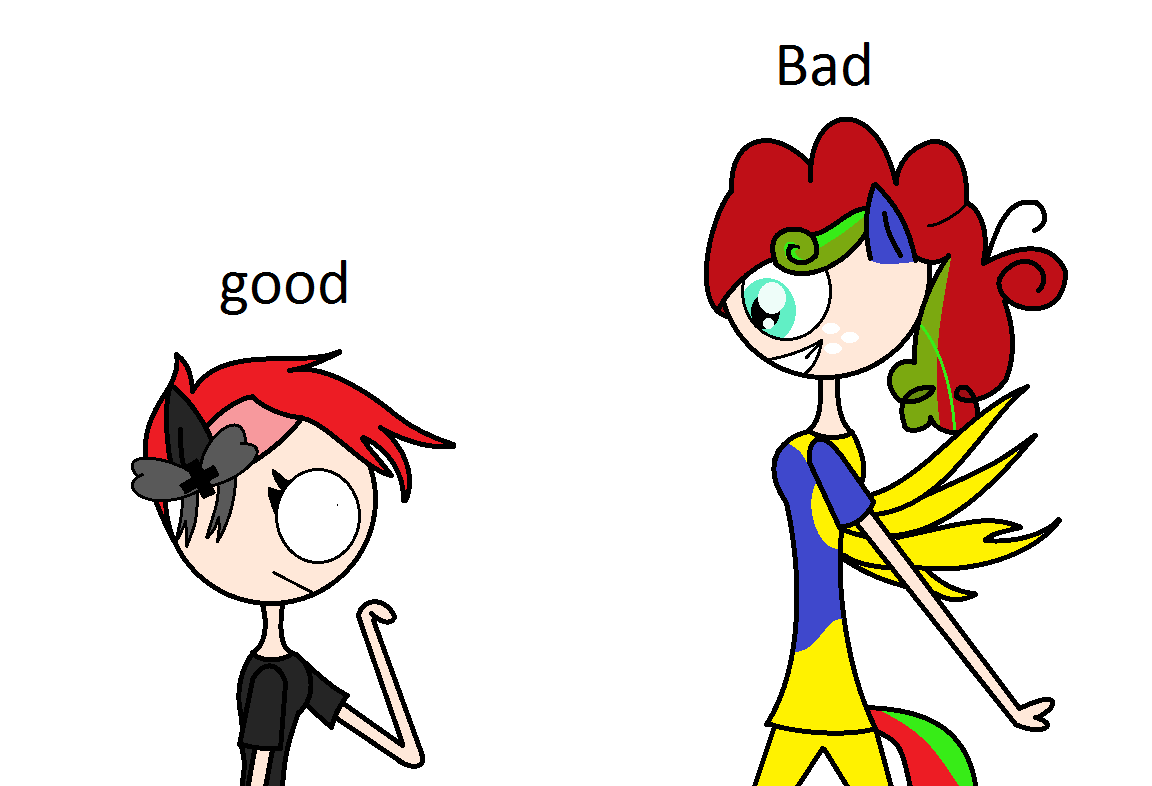 Good Vs Bad Oc By Subcandraw On Deviantart