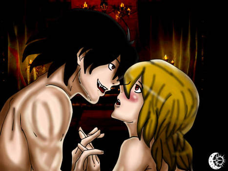 Alucard x Seras magnet of blood