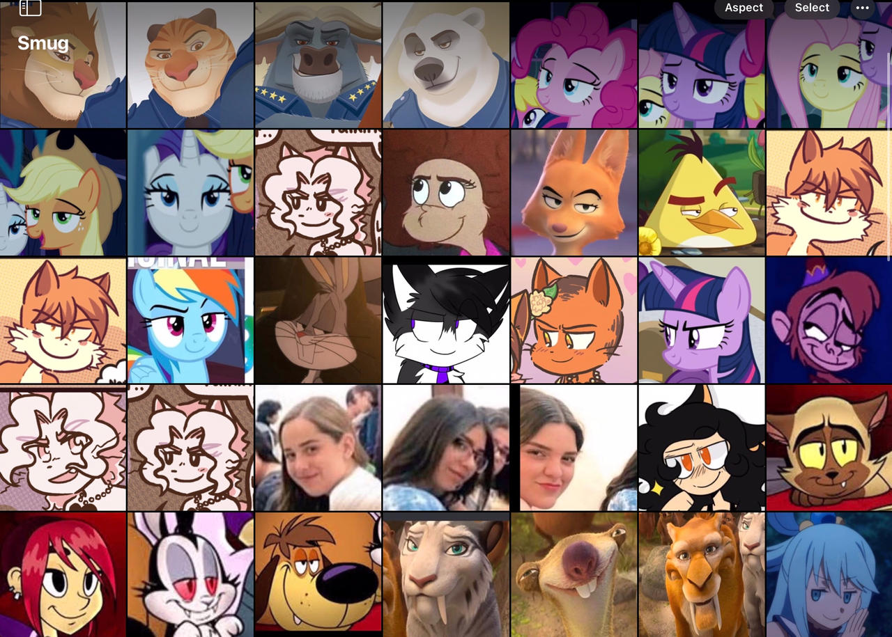 SMUG expressions and reactions (part 2) by CartoonyLover on DeviantArt