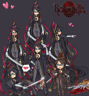 Bayonetta Chibis