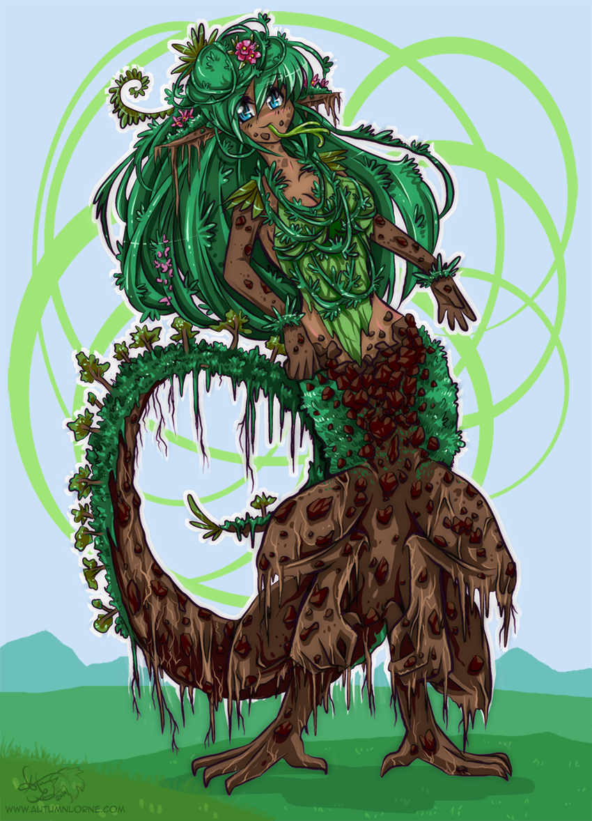 Hume-Feminized Gaia Wyrm