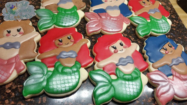 Mermaid cookies