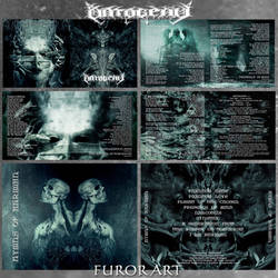 Hymns Of Ahriman by FUROR ART ONTOGENY CD Booklet