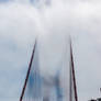 Golden Gate Bridge in the mist