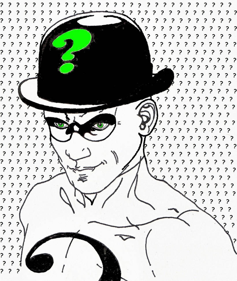 The Riddler Sketch by RICHCARRIE76 on DeviantArt