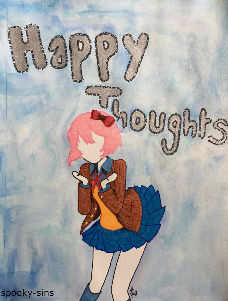 Happy Thoughts Ddlc Sayori By Spooky Sins On Deviantart Happy Thoughts Ddlc Sayori By Spooky Sins On Deviantart