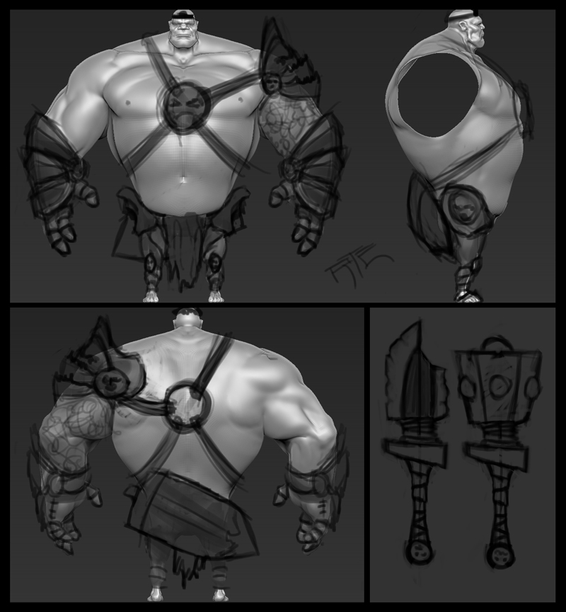 Rough Armor Concept WIP