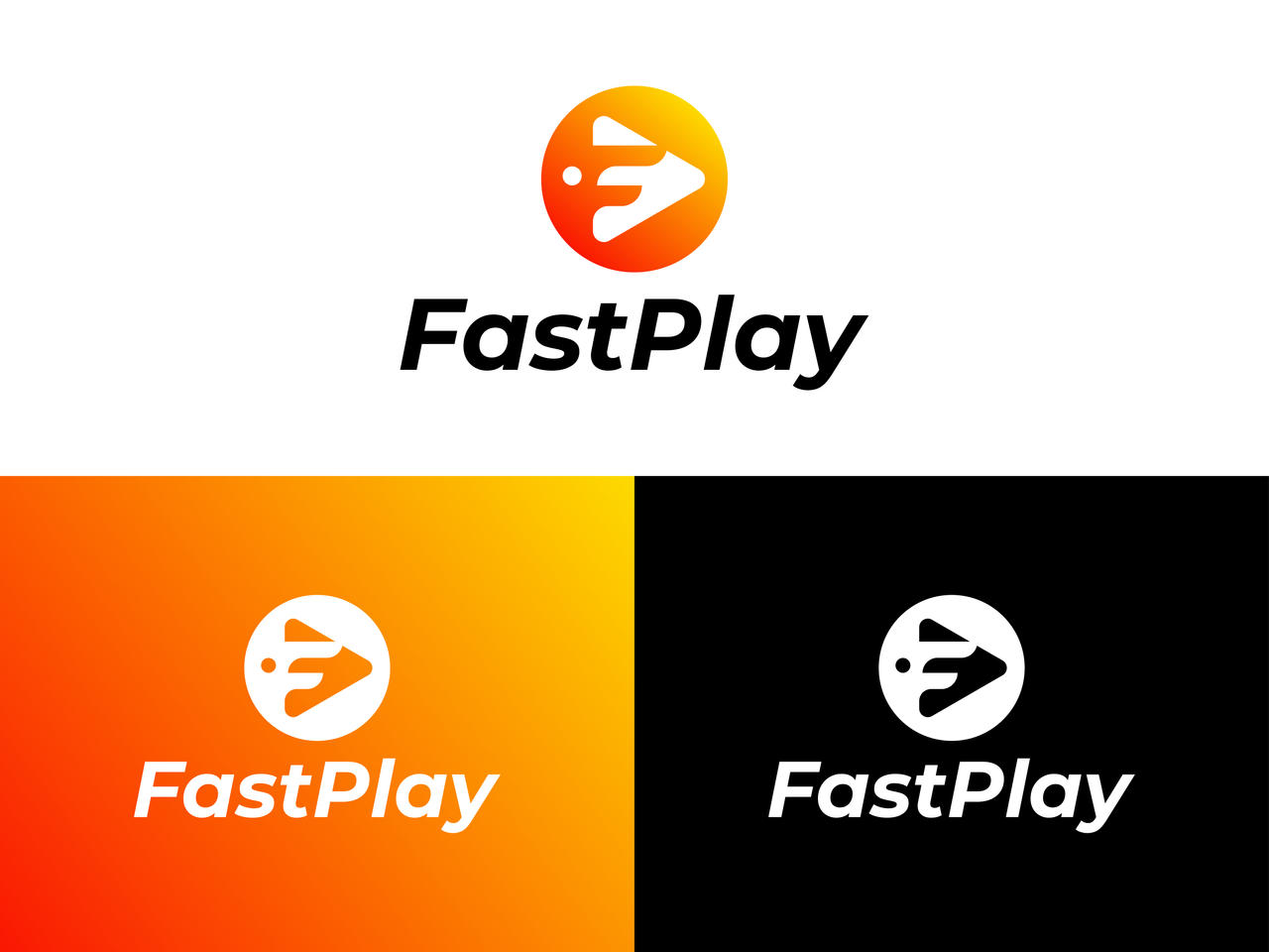Fast Play Deviantart Fast Play Logo Design | Media Logo by logosajol on DeviantArt