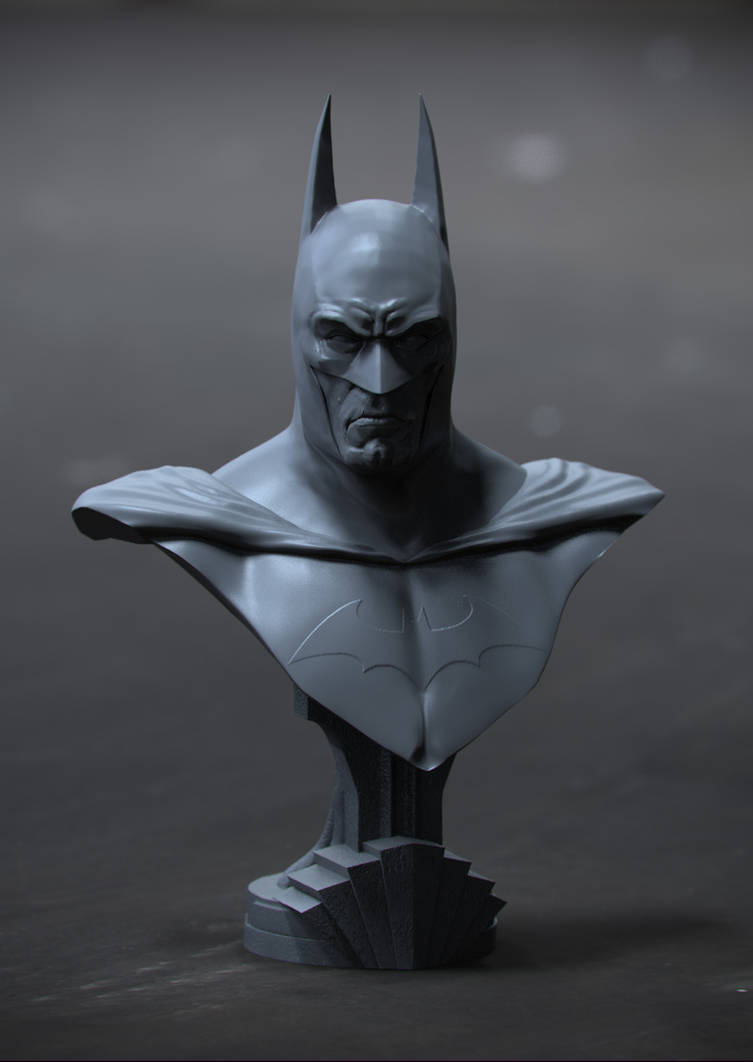 Batman Rises Bust Batman Bust by Thyke on DeviantArt