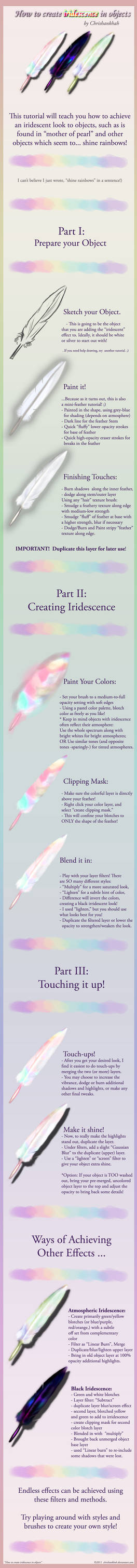 How to Create Iridescence...