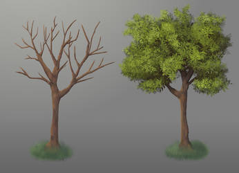 Simple trees.