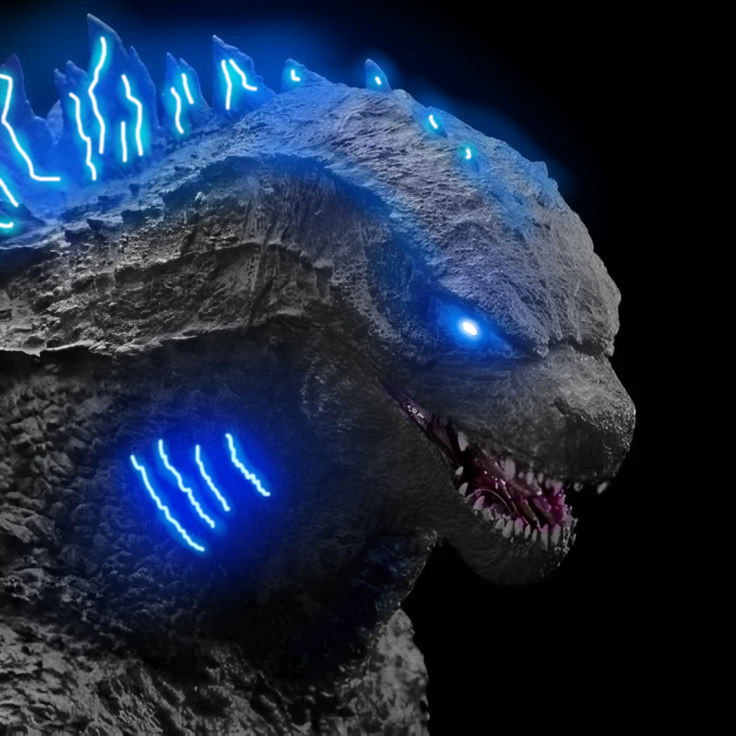 Godzilla PFP I Made by GodzillaFanBlue2021 on DeviantArt
