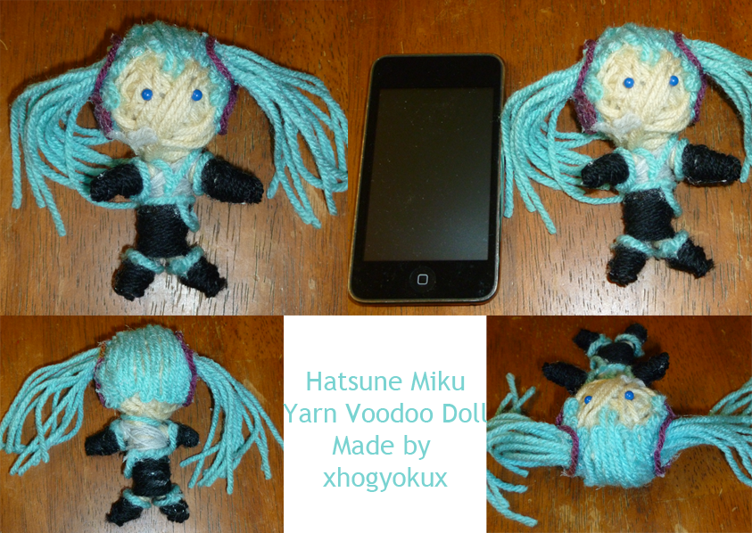 Yarn top voodoo dolls