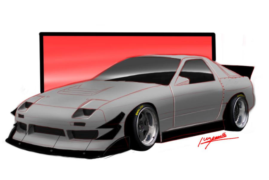 Fc Rx7 Vector mazda rx7 fc3s by lucastivanello on DeviantArt