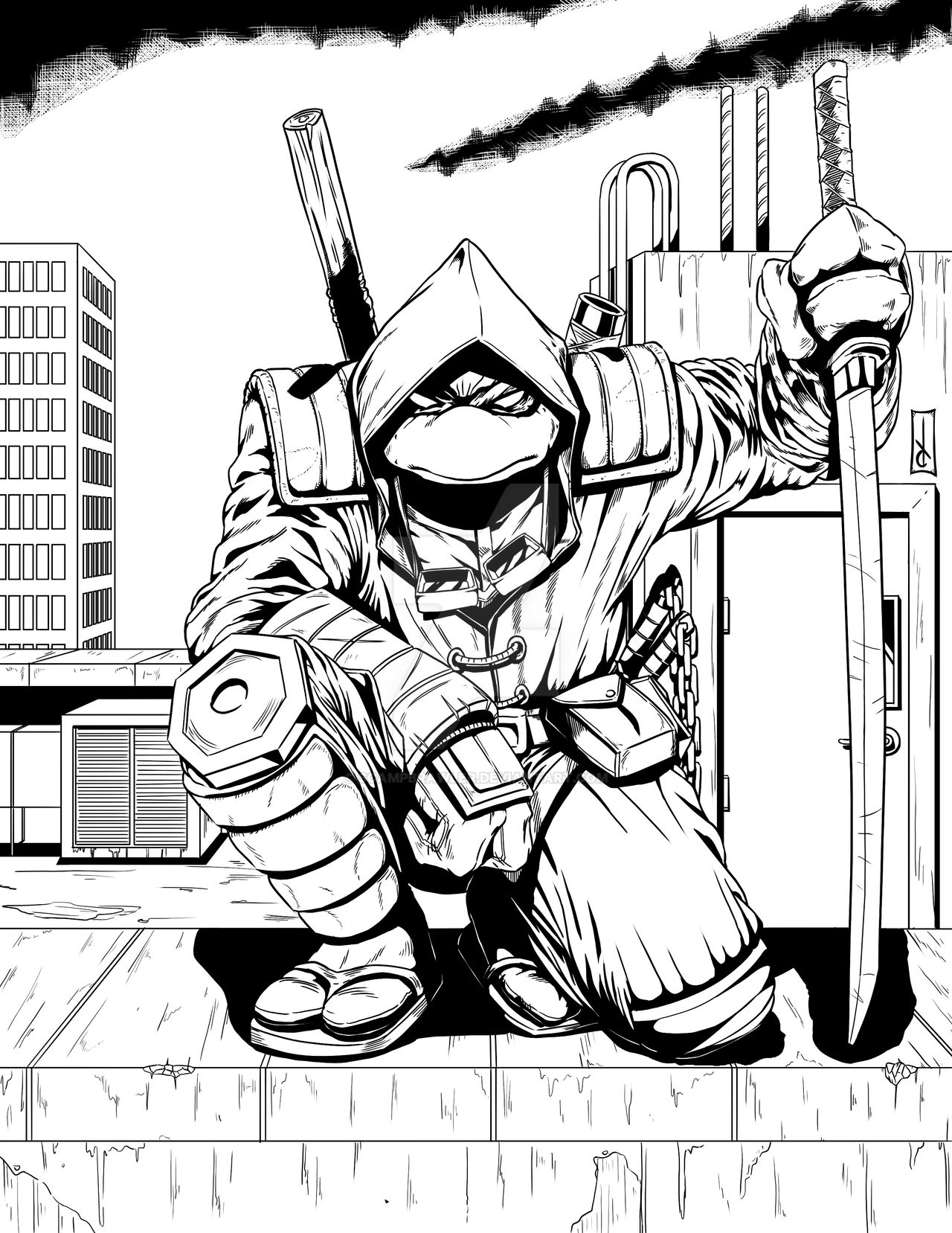 Last Ronin Ink by scampbrawler on DeviantArt