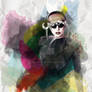 Lady Gaga Watercolor Art