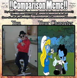 Me And Glovey Comparison Meme